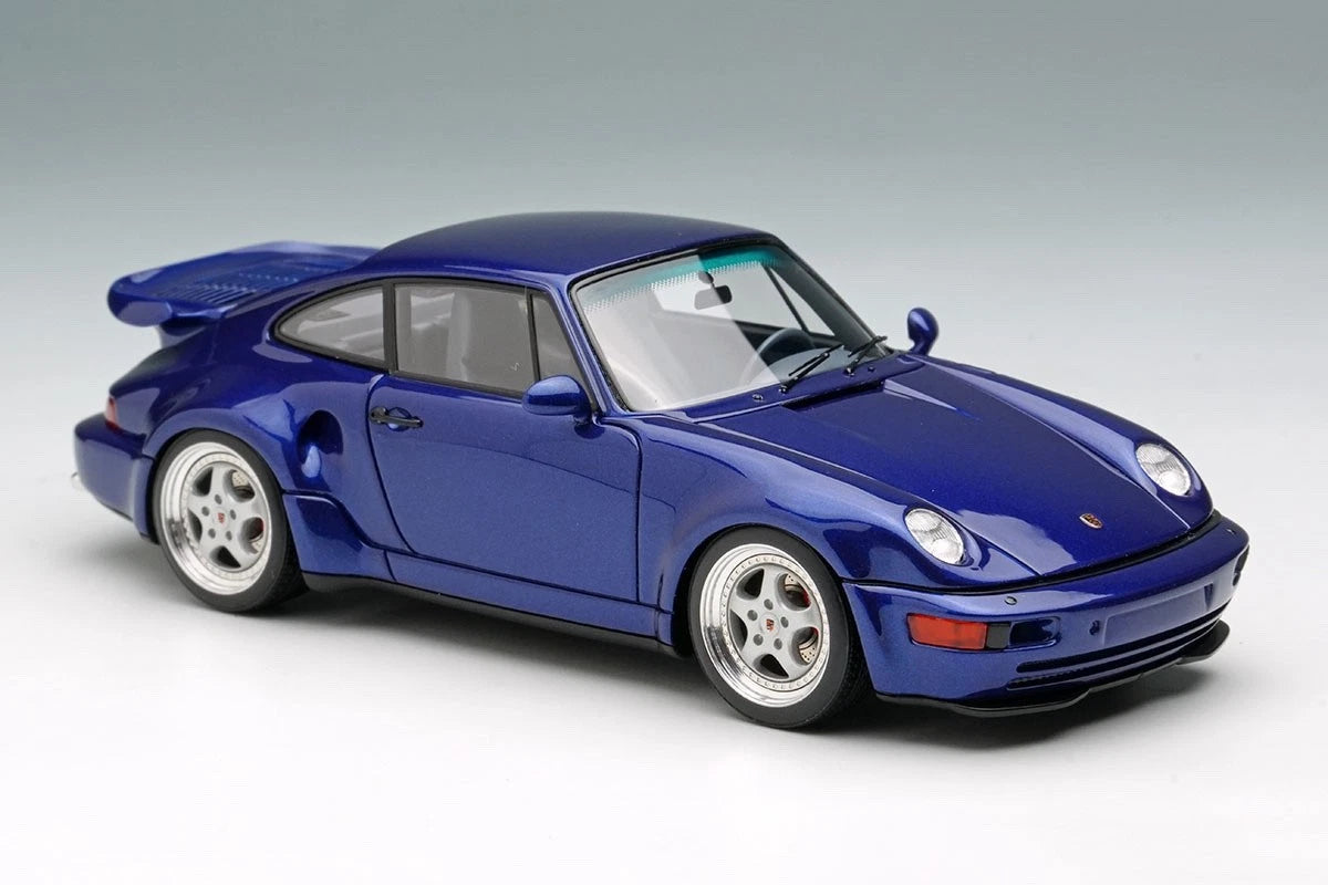 VISION VM160G 1/43 Porsche 911 (964) Turbo S Flatnose 1994 Cobalt Blue Metallic - image 2