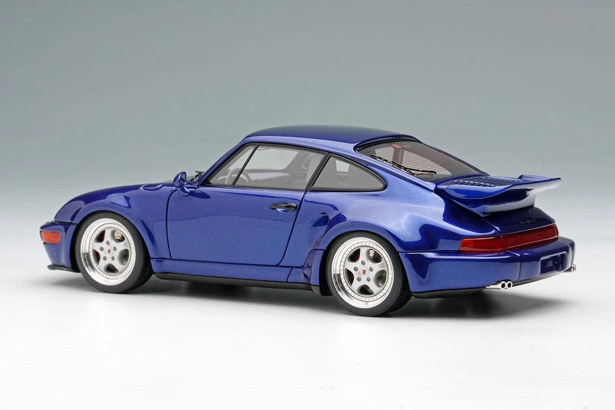 VISION VM160G 1/43 Porsche 911 (964) Turbo S Flatnose 1994 Cobalt Blue Metallic - image 3