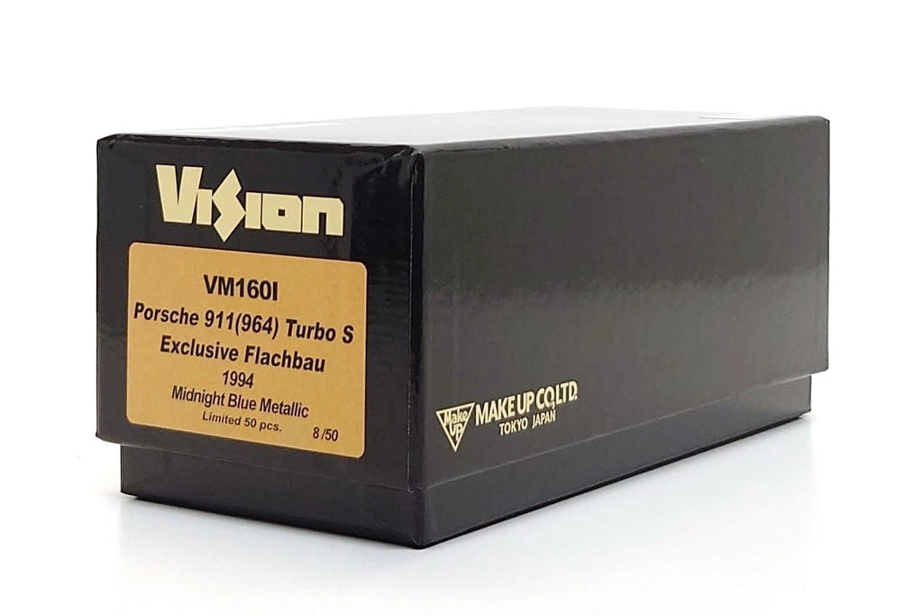 VISION VM160I Porsche 911 964 Turbo S Exclusive Flachbau 1994 Midnight Blue Metallic - original box