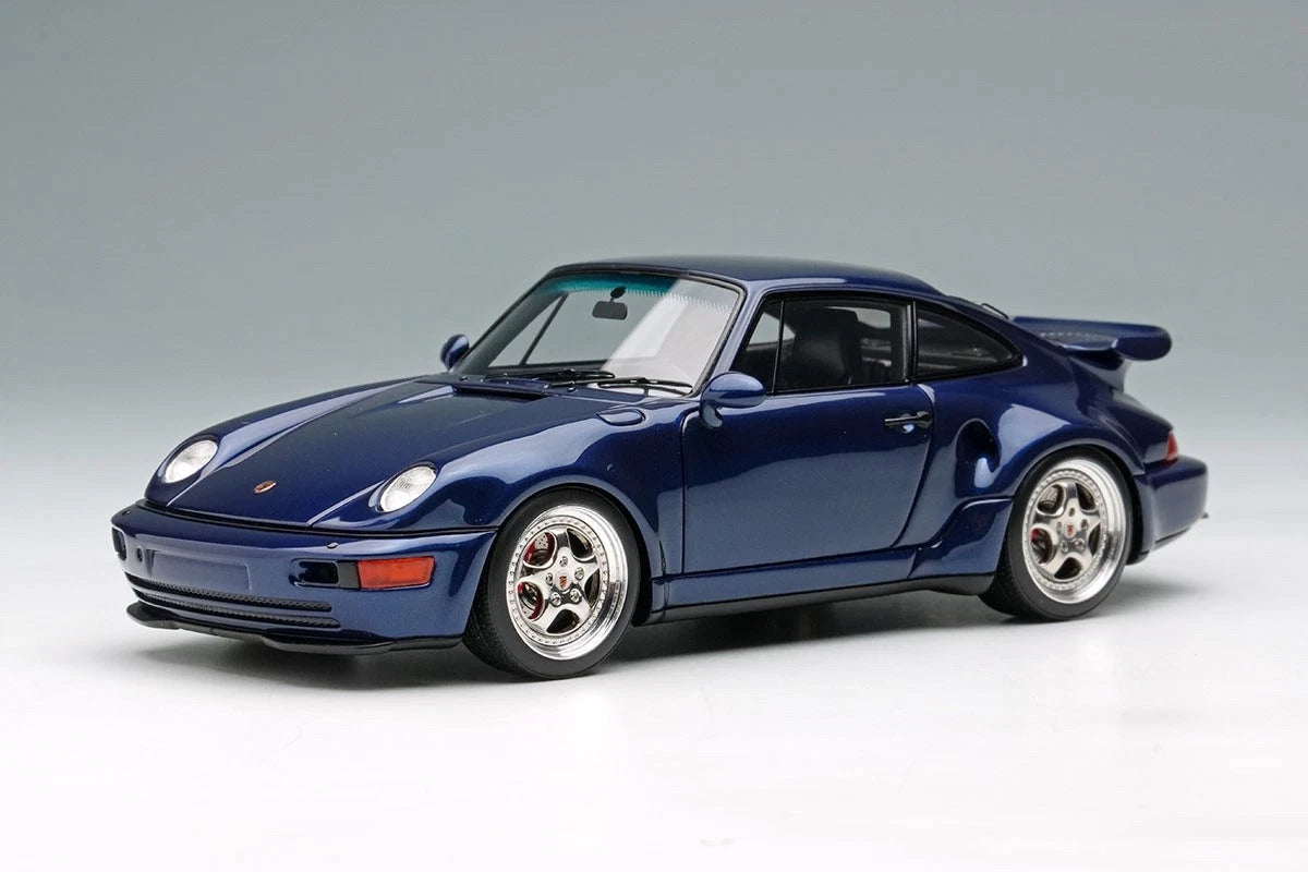 VISION VM160I 1/43 Porsche 911 (964) Turbo S Flatnose 1994 Midnight Blue Metallic - image 1