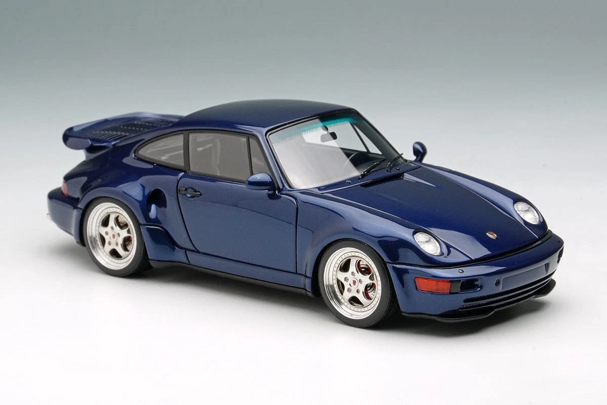 VISION VM160I 1/43 Porsche 911 (964) Turbo S Flatnose 1994 Midnight Blue Metallic - image 2