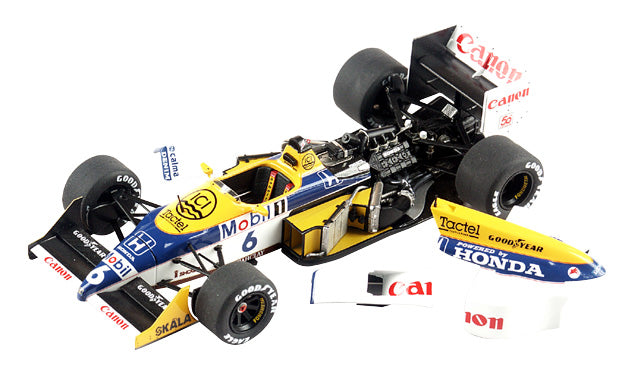 Tameo WCT87 1/43 Williams Honda FW11B Hungarian GP N.Piquet World Champion 1987 Metal Model Kit - image 2