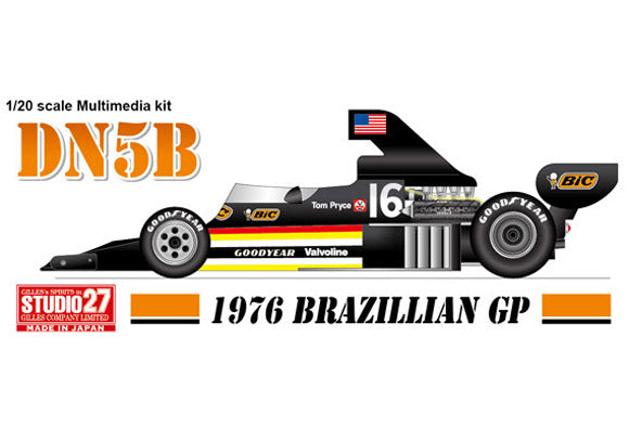 Studio27 FD20002 1/20 Shadow DN5B Brazilian GP 1976 Model Kit - image 1