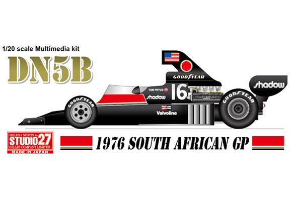 Studio27 FD20003 1/20 Shadow DN5B South African GP 1976 Model Kit - image 1