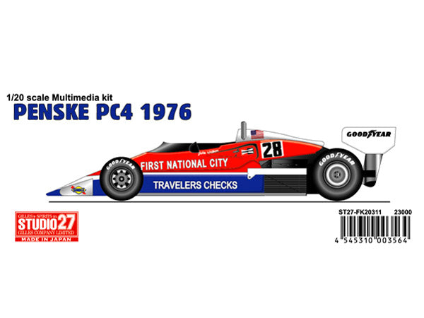 Studio27 FK20311 1/20 Penske PC4 1976 Farst National City Model Kit - image 1