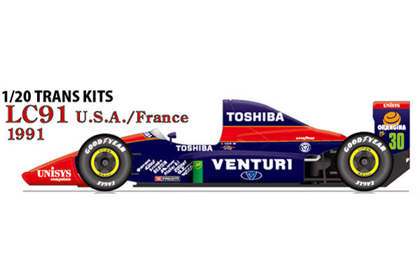 Studio27 TK2084 1/20 Larrousse LC91 USA / French GP 1991 Conversion Model Parts - image 1