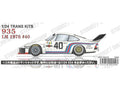 Studio27 TK2478 1/24 Porsche 935 Martini #40 Le Mans 1976 Conversion Model Parts - image 1