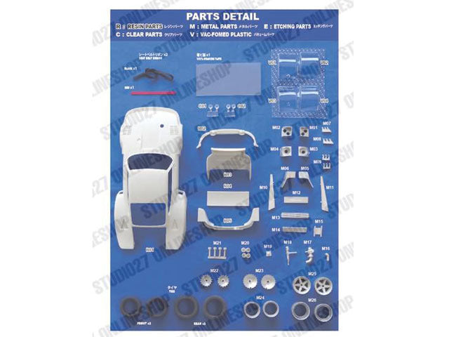 Studio27 TK2478 1/24 Porsche 935 Martini #40 Le Mans 1976 Conversion Model Parts - image 3