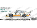 Studio27 TK2479 1/24 Porsche 935 Kremer #51 Zolder 1977 Conversion Model Parts - image 1