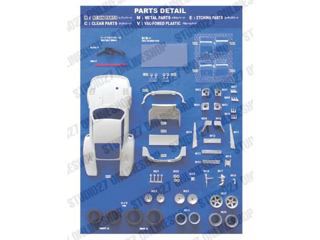 Studio27 TK2479 1/24 Porsche 935 Kremer #51 Zolder 1977 Conversion Model Parts - image 3