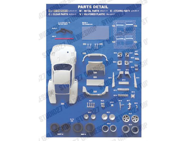 Studio27 TK2480 1/24 Porsche 935 Jagermeister #52 Zolder 1977 Conversion Model Parts - image 3