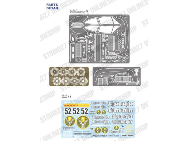 Studio27 TK2480 1/24 Porsche 935 Jagermeister #52 Zolder 1977 Conversion Model Parts - image 5