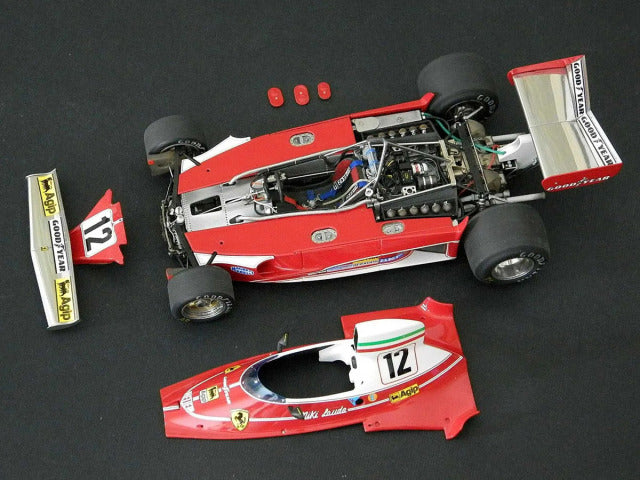 Tameo TLK005 1/24 Ferrari 312T Italian GP 1975 Niki Lauda - Clay Regazzoni Metal Model Kit - image 7