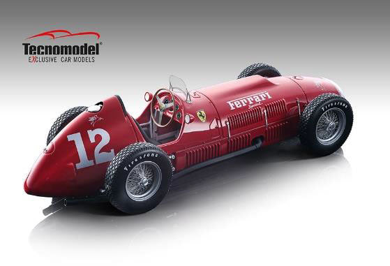 Tecno Model TM18-193B 1/18 Ferrari 375F1 Indy Indianapolis 500GP 1952 #12 A.Ascari - image 2
