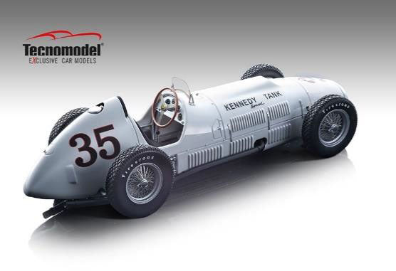 Tecno Model TM18-193D 1/18 Ferrari 375F1 Indy Indianapolis 500GP Kennedy Tank 1952 #35 J.Mauro - image 2