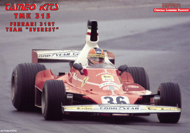 Tameo TMK315 1/43 Ferrari 312T Team Everest 1976 n.36 Metal Model Kit - image 1