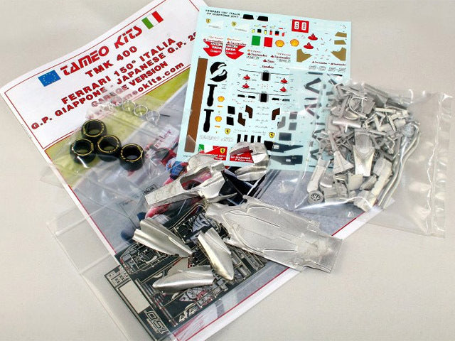 Tameo TMK400 1/43 Ferrari 150 Italia Japanese GP 2011 F.Alonso /Massa Garage version Metal Model Kit - image 2