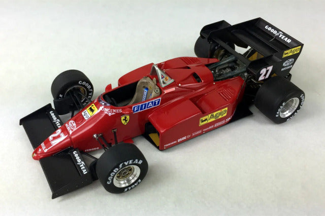 Tameo TMK420 1/43 Ferrari 126C4-M2 European GP 1984 Alboreto /Arnoux Metal Model Kit - image 3