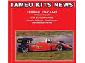 Tameo TMK420 1/43 Ferrari 126C4-M2 European GP 1984 Alboreto /Arnoux Metal Model Kit - image 1
