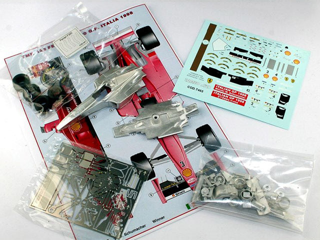 Tameo TMK432 1/43 Ferrari F300 Italian GP 1998 Schumacher /Irvine Metal Model Kit - image 3