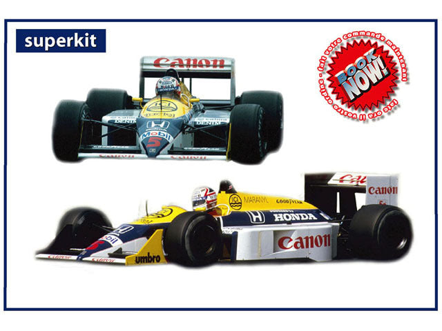 Tameo TMK438 1/43 Williams Honda FW11B British GP 1987 N.Mansell (Winner) / N.Piquet Metal Model Kit - image 1