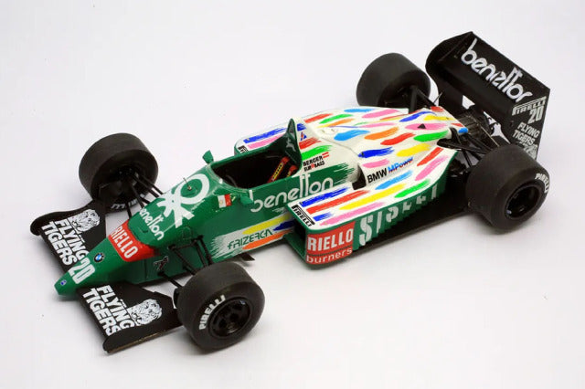 Tameo TMK445 1/43 Benetton B186 Mexican GP 1986 G.Berger / T.Fabi Metal Model Kit - image 2