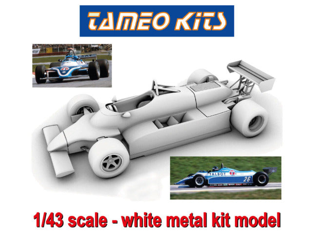Tameo TMK453 1/43 Ligier Matra JS17 Austrian GP 1981 J.Laffite (Winner) - P.Tambay Metal Model Kit - image 1