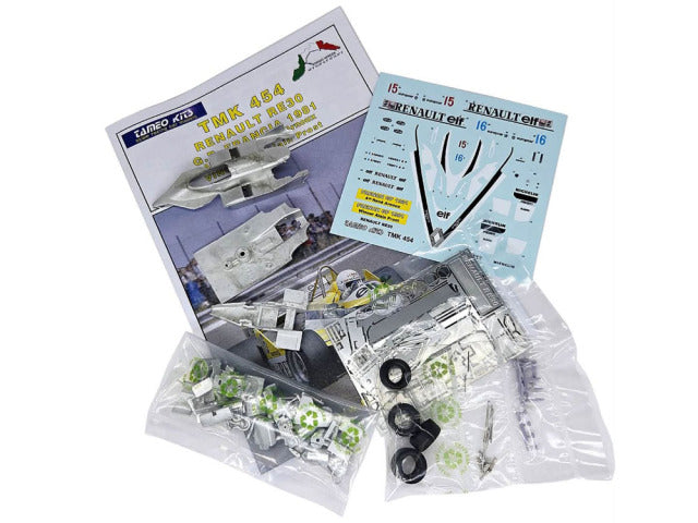 Tameo TMK454 1/43 Renault RE30 French GP 1981 A.Prost (Winner) - R.Arnoux Metal Model Kit - image 2