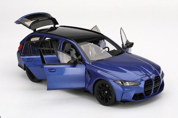 TSM Model TSM181029 1/18 BMW M3 Touring M Portimao Blue Maetallic - image 4