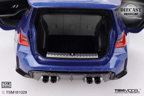 TSM Model TSM181029 1/18 BMW M3 Touring M Portimao Blue Maetallic - image 6