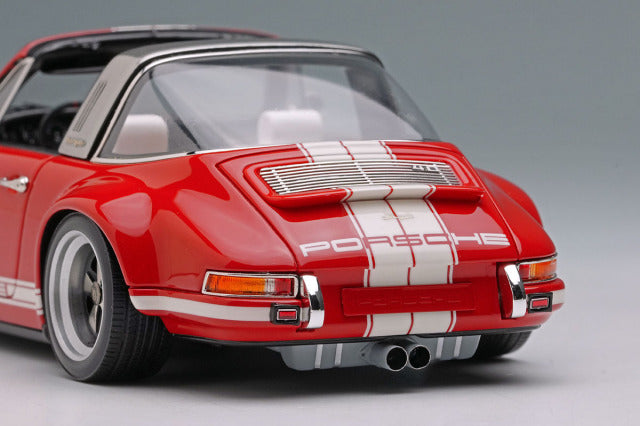 Make Up VISION VM135J 1/43 Singer 911 (964) Targa Red White Stripe Limited 120pcs - photo 9