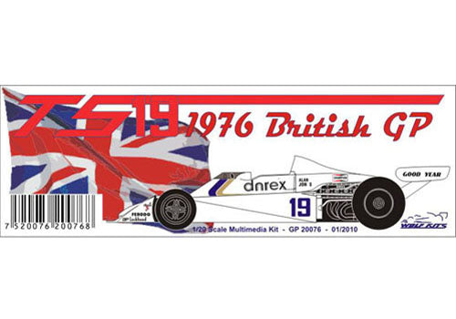Wolf Models GP20076 1/20 Surtees TS19 1976 British GP Resin Model Kit - image 1