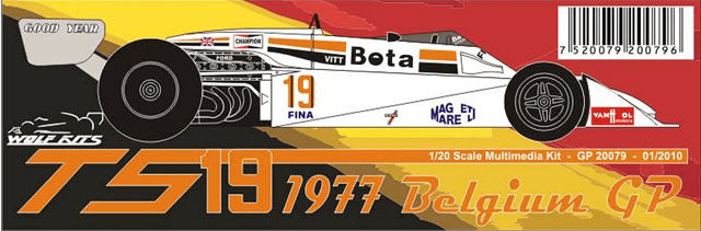 Wolf Models GP20079 1/20 Surtees TS19 1977 Belgian GP Resin Model Kit - image 6
