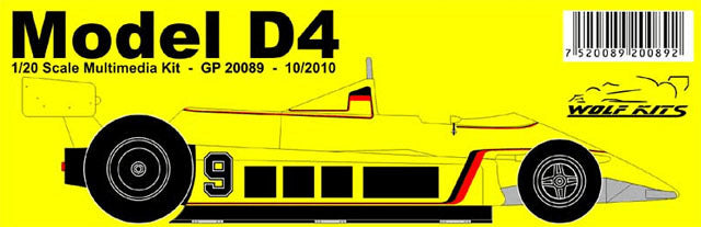 Wolf Models GP20089 1/20 ATS D4 Resin Model Kit - image 5