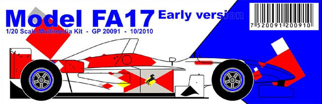 Wolf Models GP20091 1/20 Footwork FA17 1996 early version Resin Model Kit - image 4