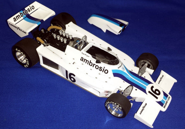 Wolf Models GP20099 1/20 Shadow DN8 South African GP 1977 T.Pryce /R.Zorzi Resin Model Kit - image 2