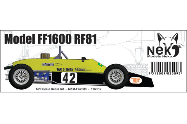 Neko Models FK2016 1/20 FF1600 RF81 - A.Senna Resin Model Kit - image 6