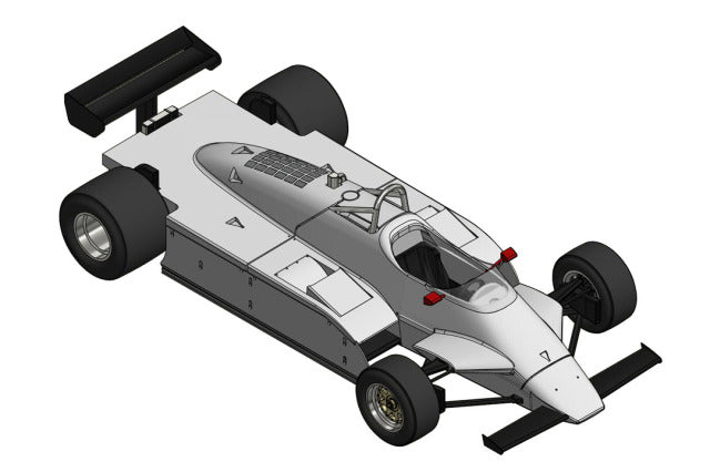 Neko Models FK2017 1/20 Alfa Romeo 182 Monaco GP 1982 Resin Model Kit - image 5