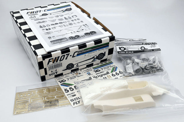 Neko Models FK2024 1/20 Williams FW07C South African GP 1982 Resin Model Kit - image 2