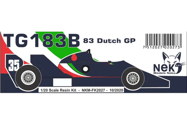 Neko Models FK2027 1/20 Toleman TG183B Dutch GP 1983 Resin Model Kit - image 4
