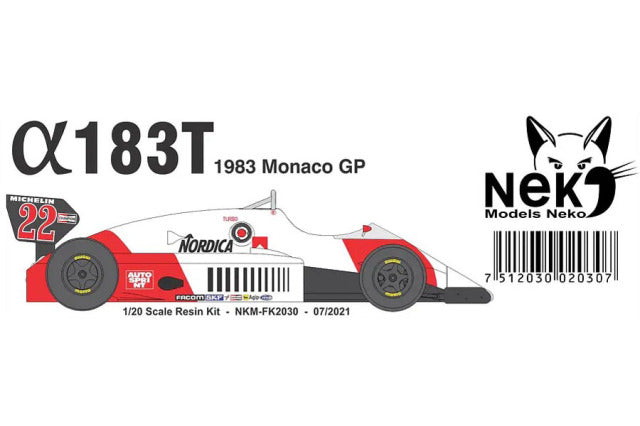 Neko Models FK2030 1/20 Alfa Romeo 183T Monaco GP 1983 Resin Model Kit - image 7