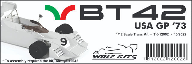 Wolf Models TK12002 1/12 Brabham BT42 USA GP 1973 Conversion Kit Model Parts - image 5